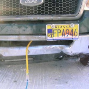 Remounted License plate