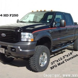 2004 HARLEY F250 WITH 6 IN LIFT